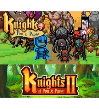 Knights of Pen and Paper I & II Collection Steam Key GLOBAL